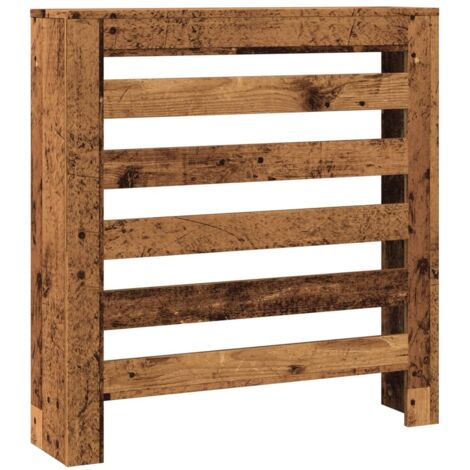 vidaXL Copertura Termosifone Legno Antico 78x20x82cm Legno Multistrato