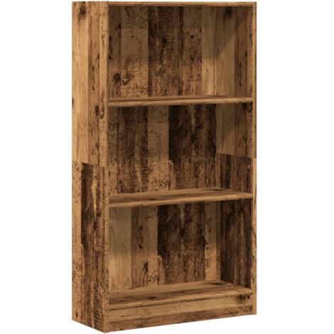 vidaXL Libreria Legno Antico 60x24x109 cm in Truciolato