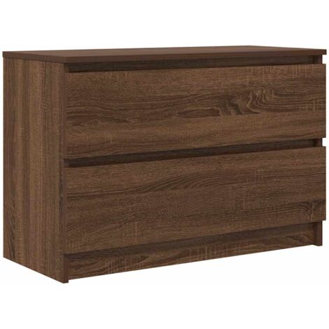 vidaXL Mobile TV Rovere Marrone 80x35x54 cm in Legno Multistrato