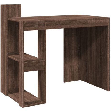 vidaXL Scrivania Rovere Marrone 103,5x56,5x94 cm in Legno Multistrato