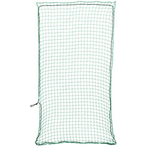 vidaXL Rete per Rimorchio con Corda Elastica Verde 4x2 m in PP