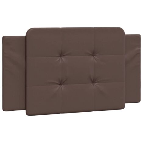vidaXL Cuscino Testiera Zadar Marrone 100 cm in Similpelle