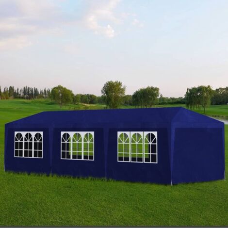 vidaXL Tenda per Feste 3x9 m Blu