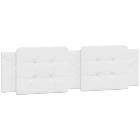 vidaXL Cuscino Testiera Zadar Bianco 180 cm in Similpelle
