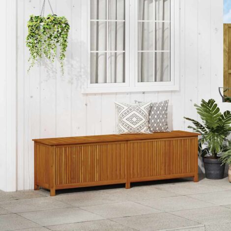 Furniture Limited - Contenitore da Giardino 200x50x58cm in Legno