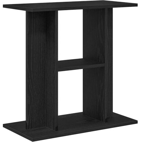 vidaXL Supporto per acquario in rovere nero 60x30x60 cm in legno ingegnerizzato