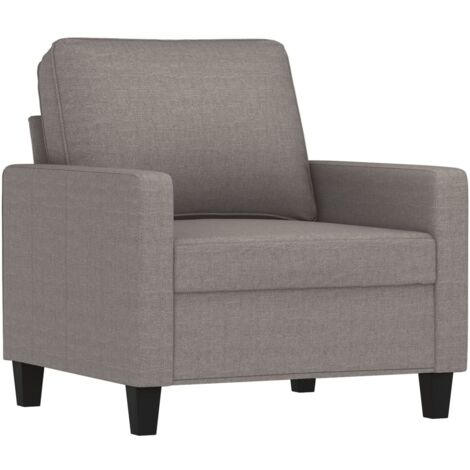 vidaXL Poltrona Tortora 60 cm in Tessuto