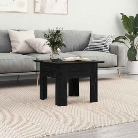 vidaXL Tavolino da salotto Rovere nero Legno multistrato
