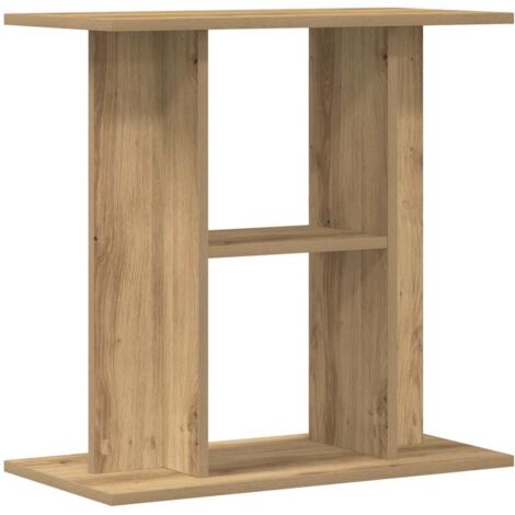 vidaXL Supporto Acquario 60x30x60 cm Multistrato Rovere Artigianale