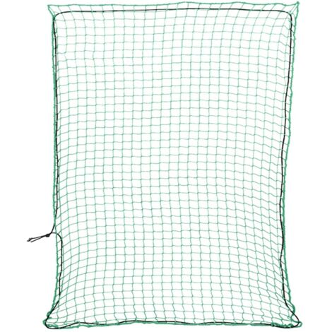 Rete per Rimorchio con Corda Elastica Verde 3,5x3 m in PP vidaXL