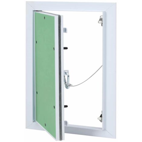 vidaXL Pannello di Accesso Verde e Argento 25 x 35 cm