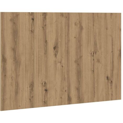vidaXL Testiera Rovere Artigianale 120x1,5x80 cm Legno Multistrato