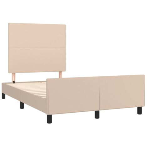 vidaXL Giroletto senza Materasso Cappuccino 120x190 cm in Similpelle (1/5)