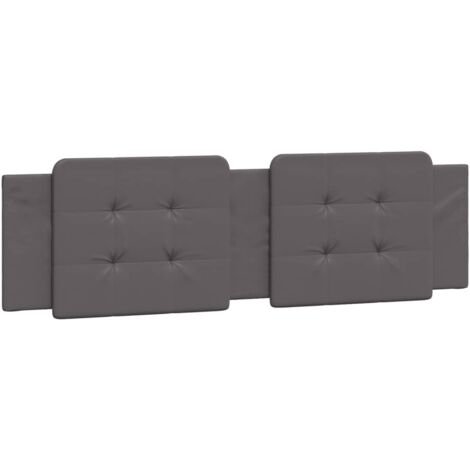 Cuscino Testiera Zadar Grigio 180 cm in Similpelle vidaXL