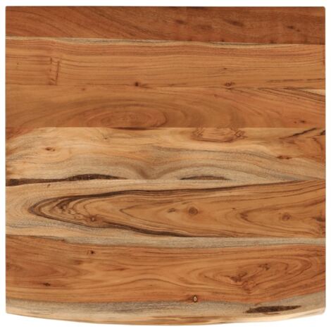 vidaXL Mensola a Muro 40x40x2,5cm Quadrata Massello Acacia Bordi Vivi (1/5)