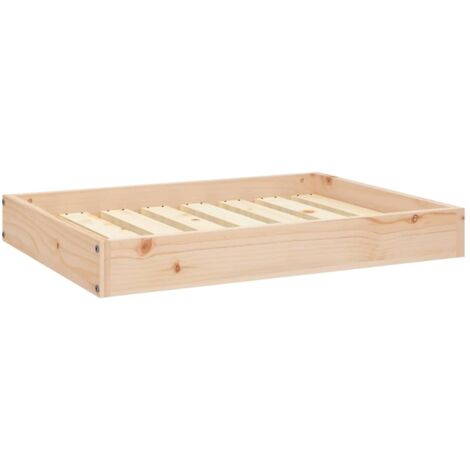 vidaXL Cuccia per Cani 71,5x54x9 cm in Legno Massello di Pino