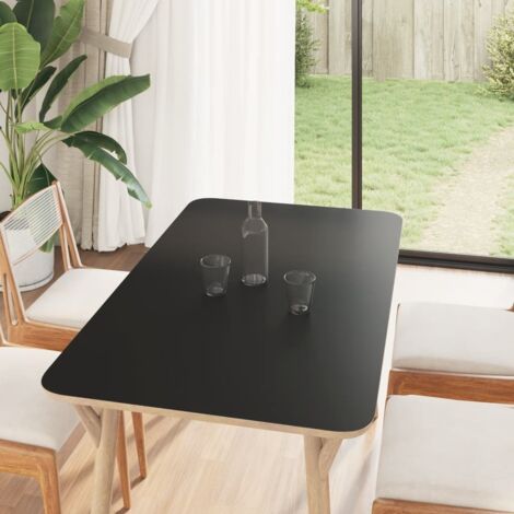 vidaXL Adesivo per mobili autoadesivo nero opaco 90x500 cm PVC