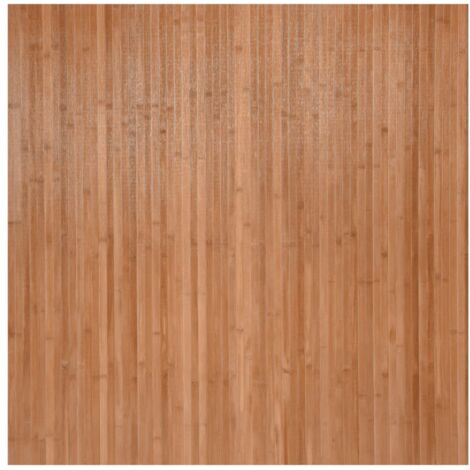 vidaXL Tappeto Rettangolare Naturale 100x100 cm in Bambù