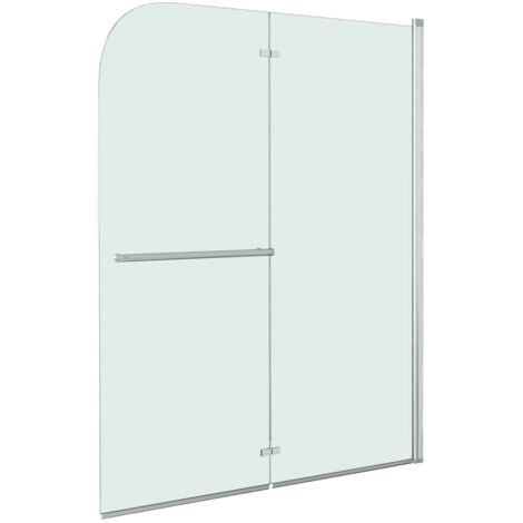 Box Doccia Pieghevole a Libro 2 Pannelli in ESG 95x140 cm