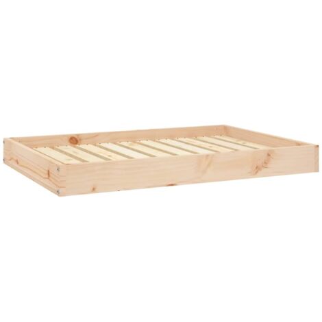 Cuccia per Cani 91,5x64x9 cm in Legno Massello di Pino vidaXL