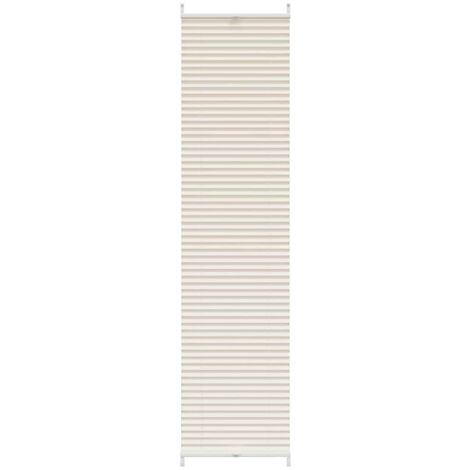 vidaXL Tenda Plissettata 40x200 cm Crema