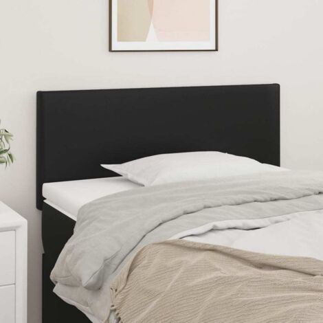 vidaXL Testiera Nera 80x5x78/88 cm in Similpelle