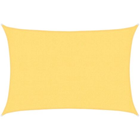 vidaXL Vela Parasole 160 g/m² Beige 2,5x3,5 m in HDPE