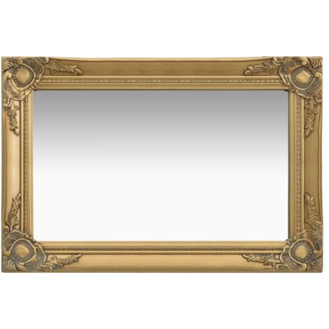 vidaXL Specchio da Parete Stile Barocco 60x40 cm Oro