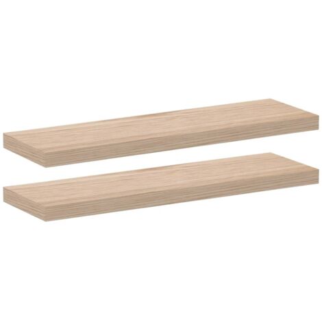 vidaXL Mensole Pensili 2 pz 80x23,5x4 cm in Truciolato