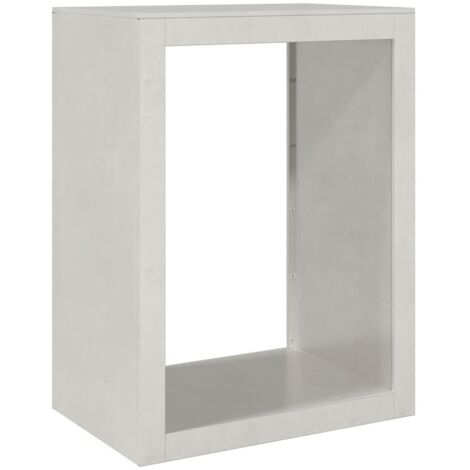 vidaXL Rastrelliera per Legna da Ardere 60x40x80 cm in Acciaio Inox