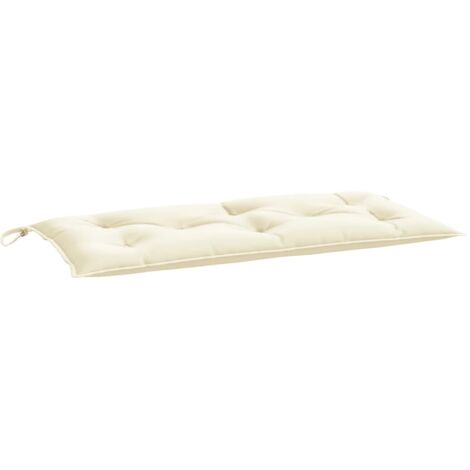 vidaXL Cuscino per Panca da Giardino Crema 100x50x7 cm Tessuto Oxford