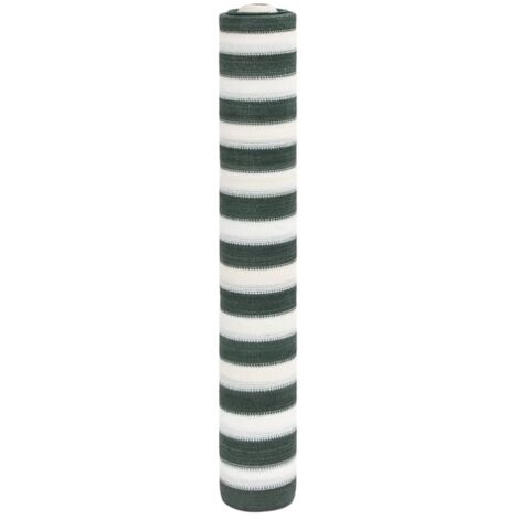 vidaXL Rete per Privacy Verde e Bianco 1,5x10 m in HDPE 195 g/m²