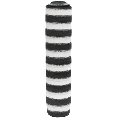 vidaXL Rete per Privacy Antracite e Bianca 2x50 m in HDPE 195 g/m²