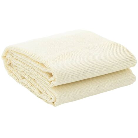 vidaXL Tappeto da Tenda Crema 4,5x2,5 m