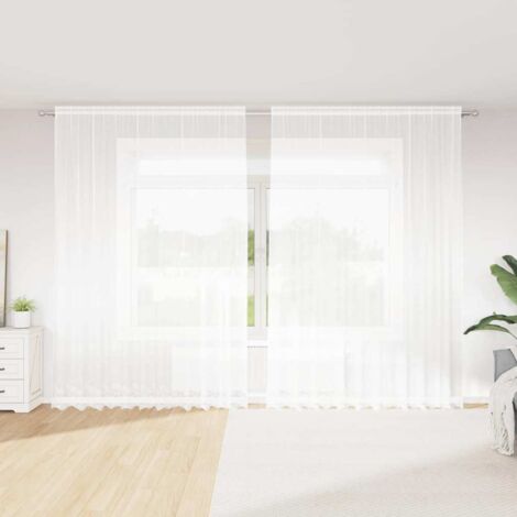 vidaXL Tenda in Pizzo con tende Bianco 300x300cm Poliestere