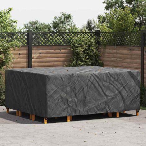 vidaXL Copertura per mobili da esterno Nero 250 x 210 x 90 cm 210D