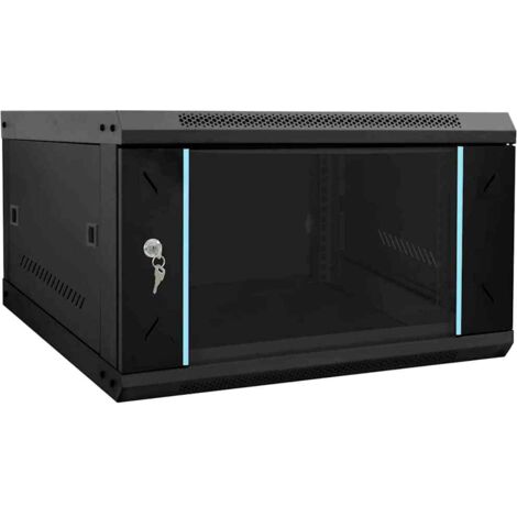 vidaXL Armadietto di rete Nero 53 x 60 x 30 cm Acciaio