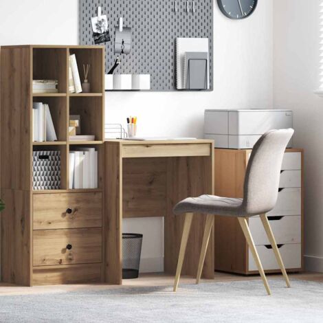 vidaXL Scrivania rovere artigianale 60 x 50 x 76 cm Legno multistrato