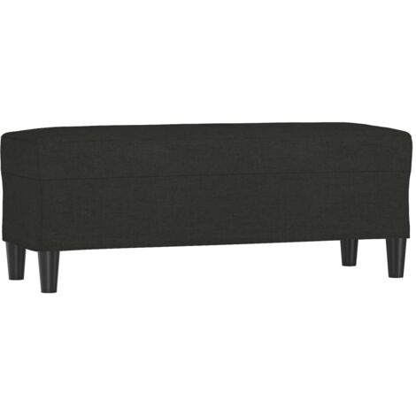 vidaXL Panca Nera 100x35x41 cm in Tessuto