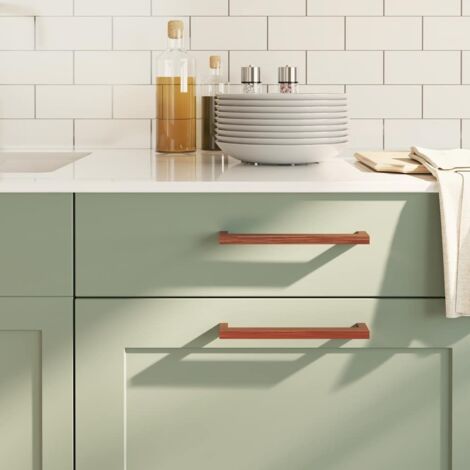 vidaXL Maniglie per Mobili 5pz Bronzo 192mm in Acciaio Inox (1/5)