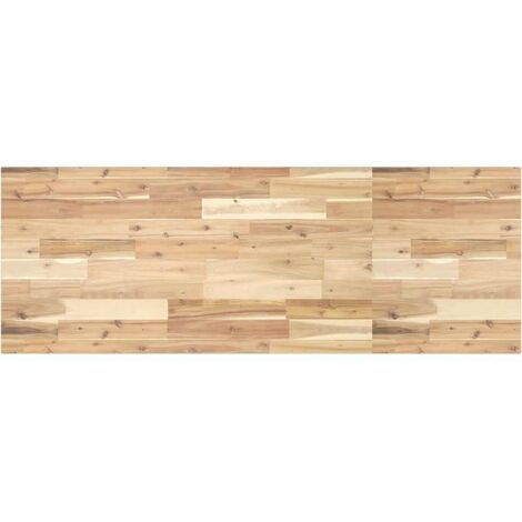 vidaXL Piano Tavolo Rettangolare 120x50x2cm Legno Massello di Acacia