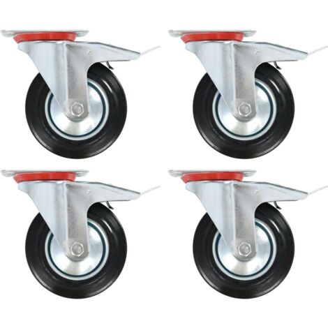 vidaXL Ruote Girevoli 12 pz 160 mm