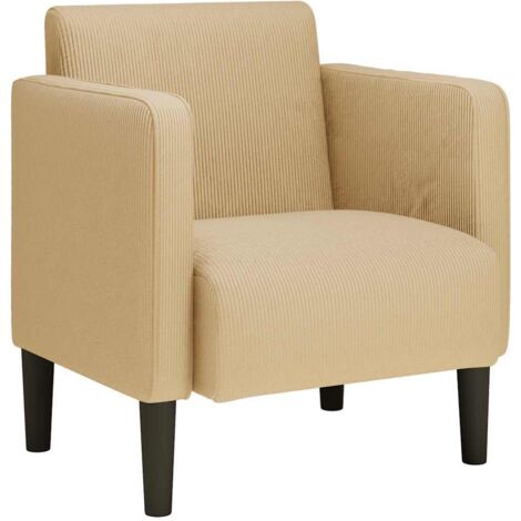 vidaXL Divano Sedia con Braccioli Verde Grigio 54 cm Tessuto