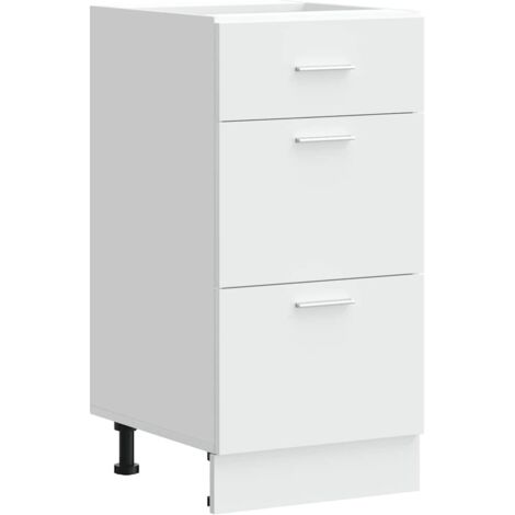 vidaXL Armadio Inferiore Bianco 40x46x81,5 cm in Legno Multistrato