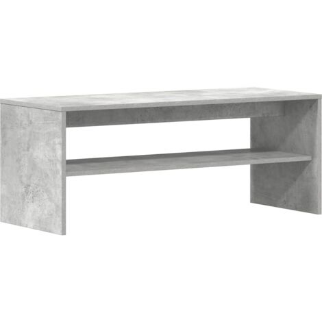vidaXL Mobile Porta TV Grigio Cemento 100x40x40cm in Legno Multistrato