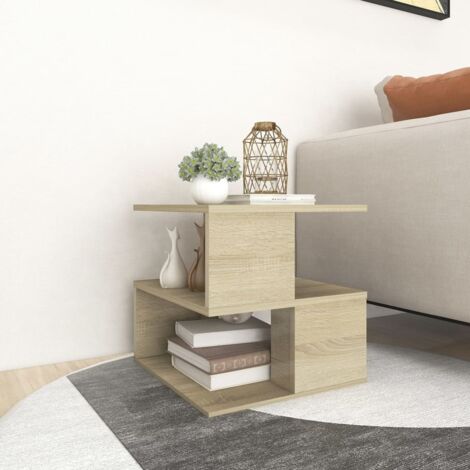 vidaXL Tavolino Rovere Sonoma 40x40x40 cm in Legno Multistrato