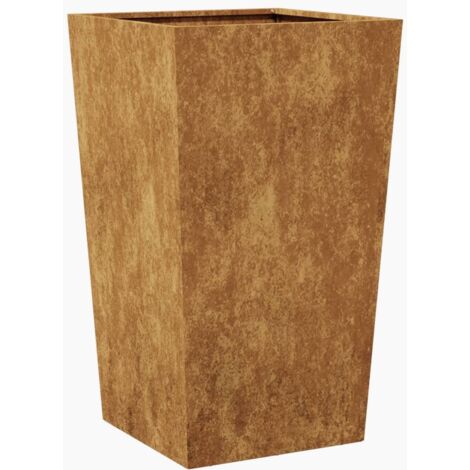 vidaXL Fioriera da Giardino 45x45x75 cm in Acciaio Corten