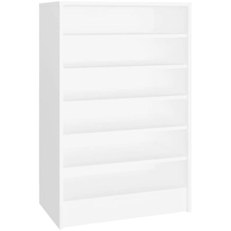 Scarpiera Bianca 60x35x92 cm in Truciolato vidaXL