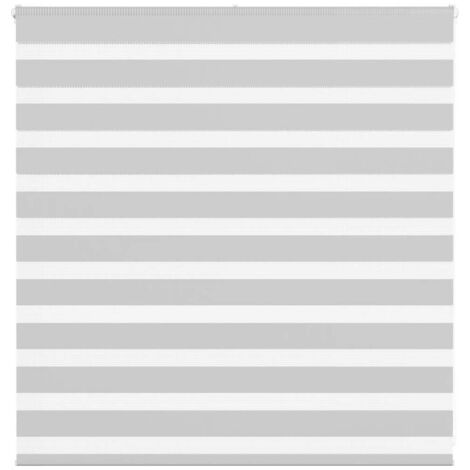 vidaXL Tenda a Rullo Zebra Larghezza Tessuto 140,9 cm Poliestere