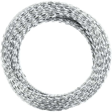 vidaXL Filo Spinato Fermagliato in Acciaio Zincato 300 m